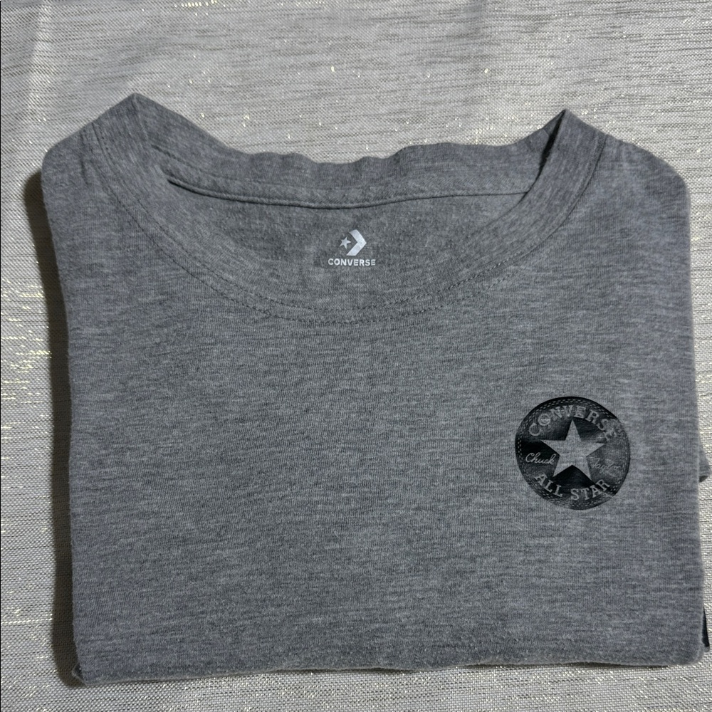 Converse Gray Long Sleeve with Black Logo